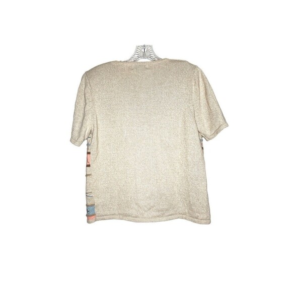 Alfred Dunner Women's Sweater Embroidered Cottage Floral Granny Petite Large‎ - Picture 2 of 12